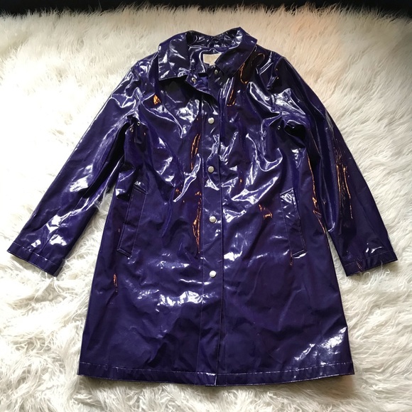 michael kors purple coat